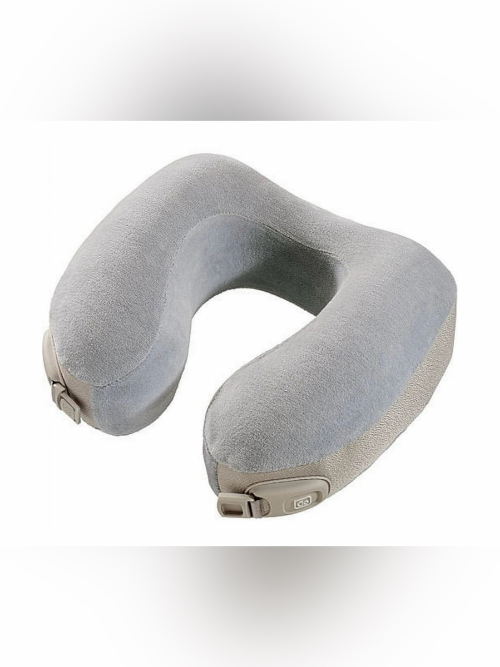 Design GO Ultimate Gray Memory Foam Travel Neck Pillow - B232